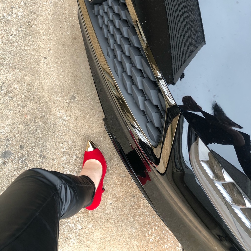 Fancy velvet shoes